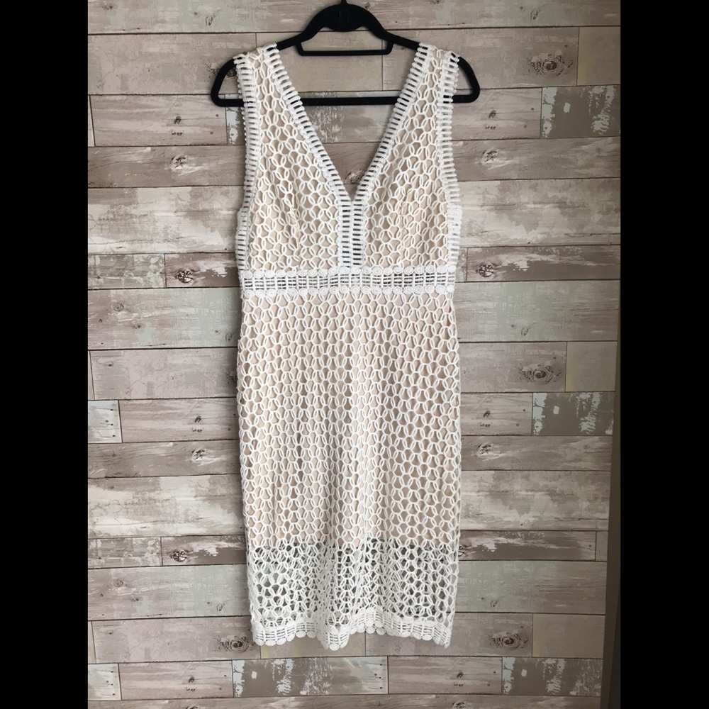 White lace dress